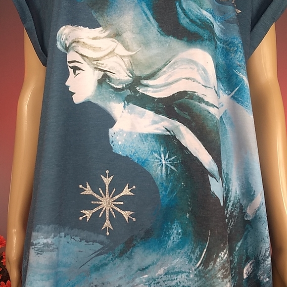 Disney Elsa Frozen 2 Night Shirt size M/L OUT OF PRINT - Picture 5 of 16